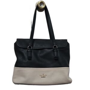 Kate spade New YORK Jackson street arietta LARGE satchel Womens PURSE CRM BLACK